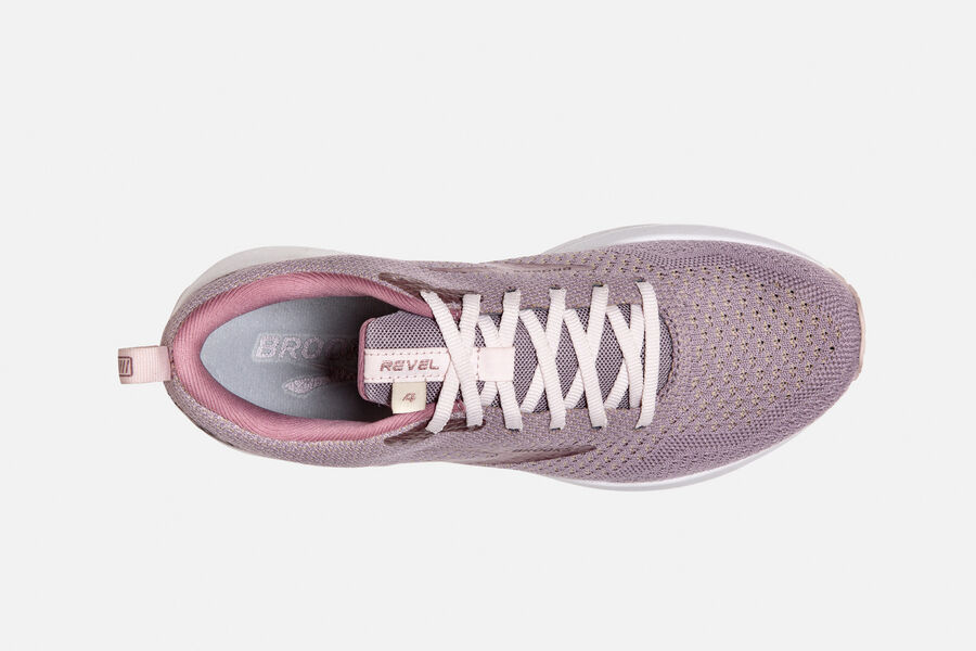 Brooks Revel 4 Road Löparskor Dam - Rosa - 1692-KICYD